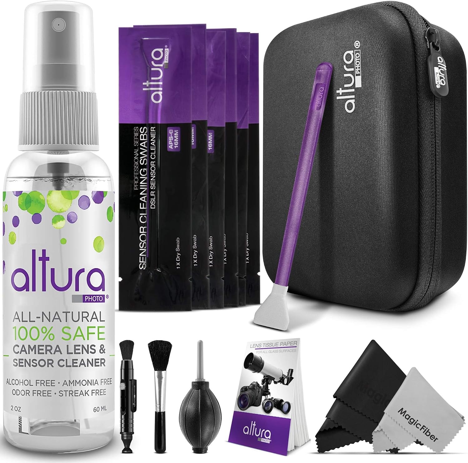 Camera Sensor and Lens Cleaning Kit with Case - Image 10