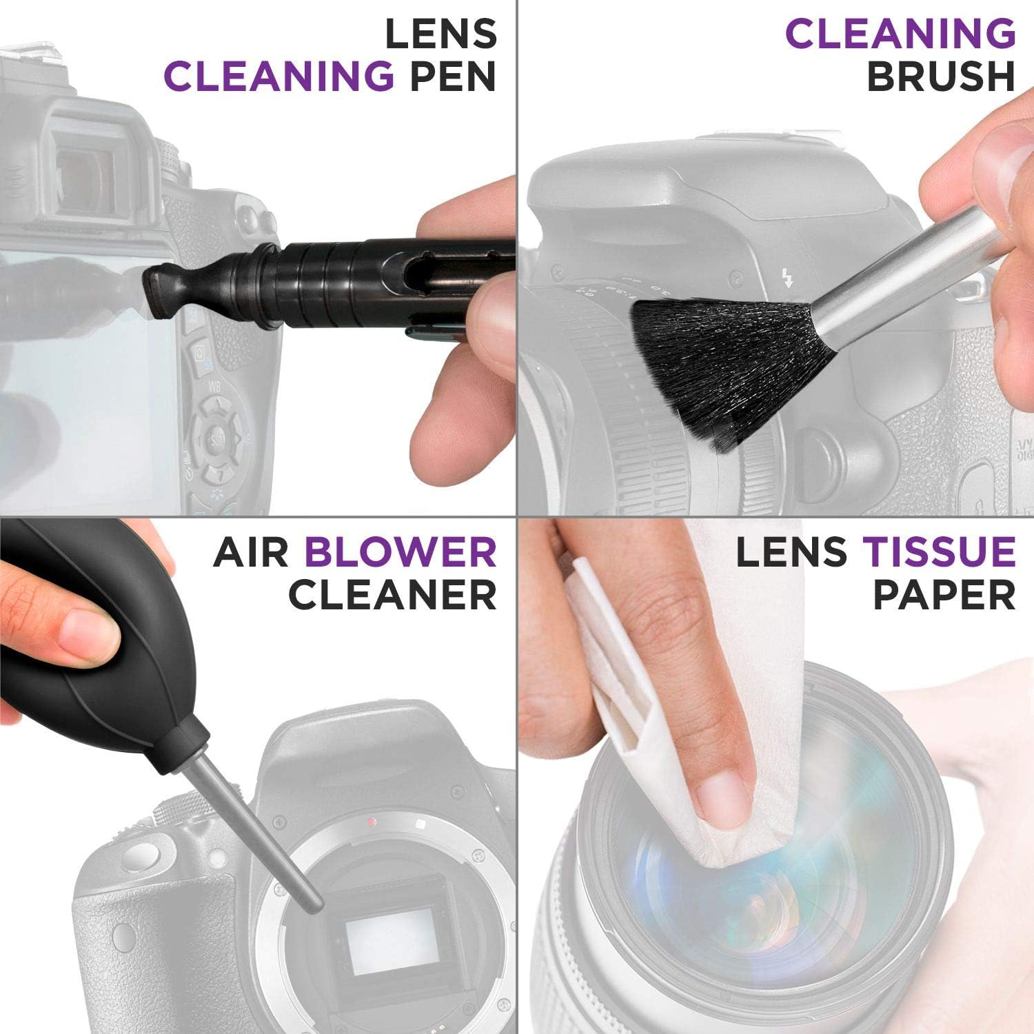 Camera Sensor and Lens Cleaning Kit with Case - Image 8