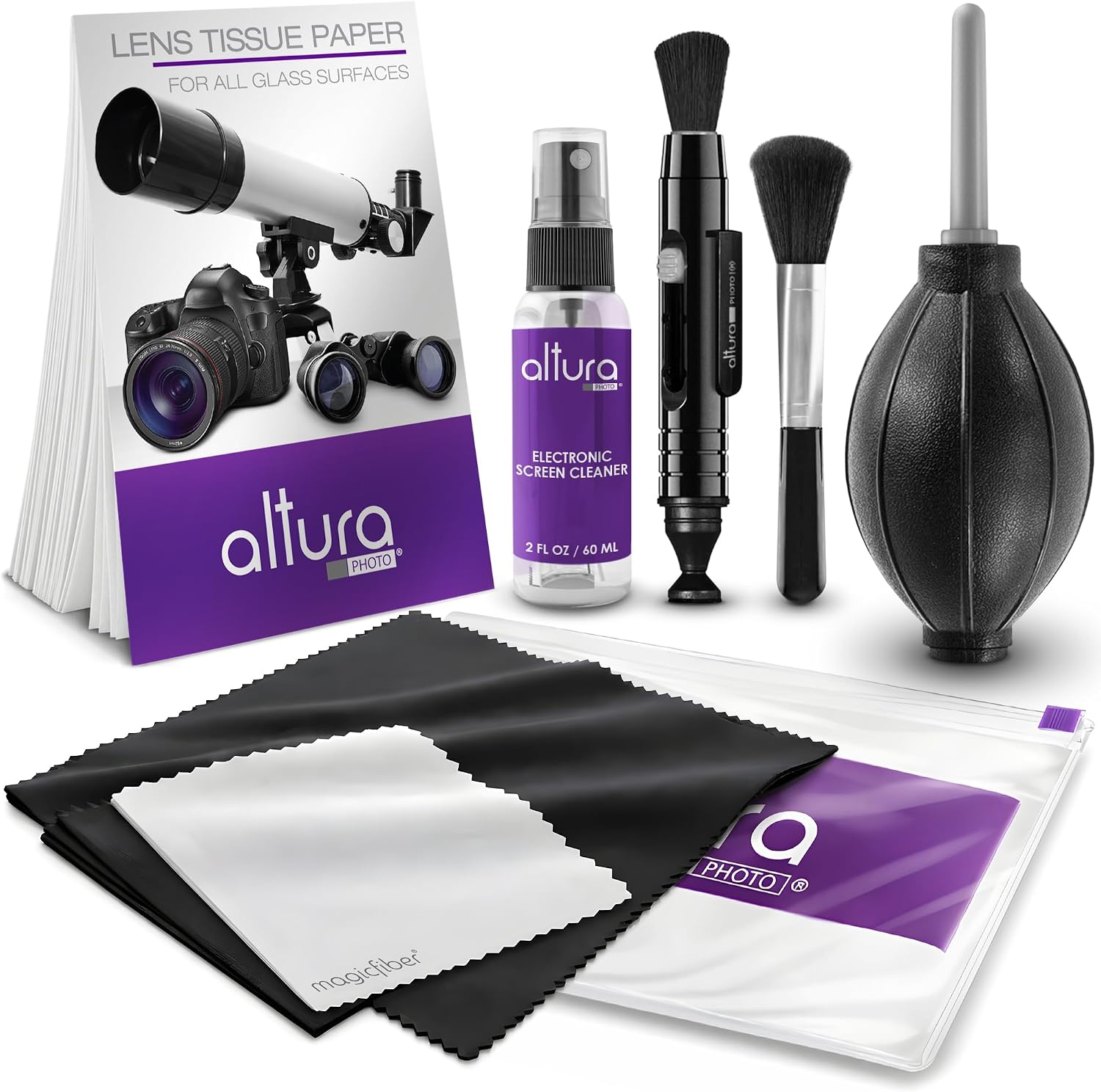 Camera Lens and Screen Cleaning Kit with Case