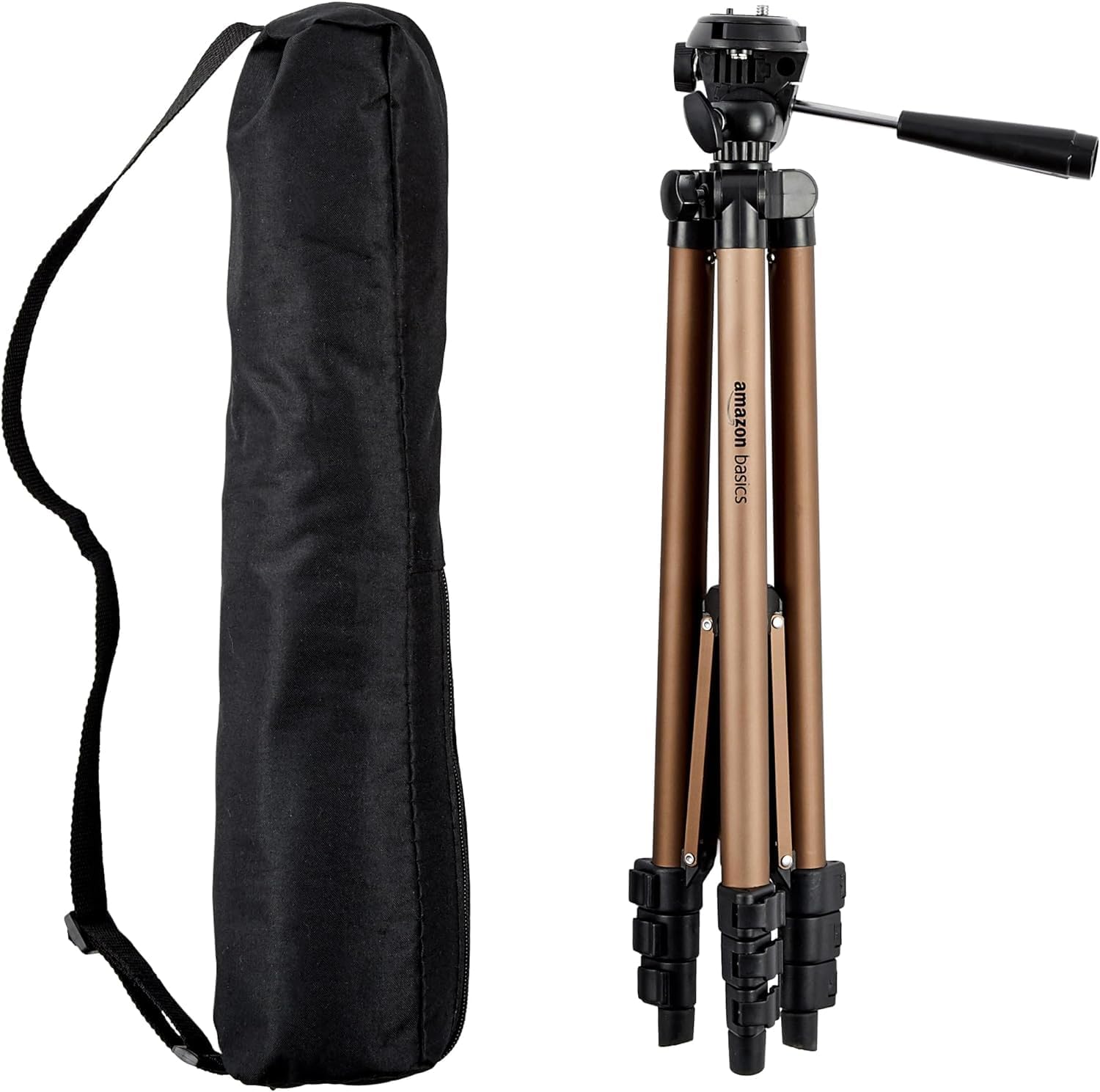 Lightweight 50-inch Tripod Stand with Quick-Release Plate, Aluminum
