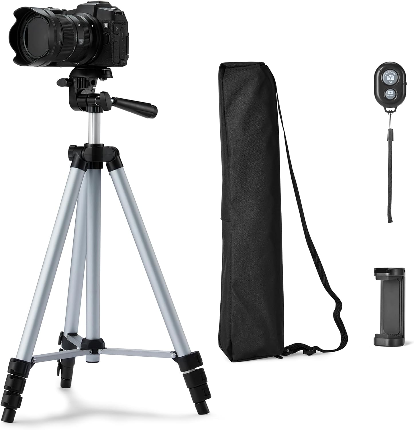 Lightweight 50-inch Tripod Stand with Quick-Release Plate, Aluminum - Image 8