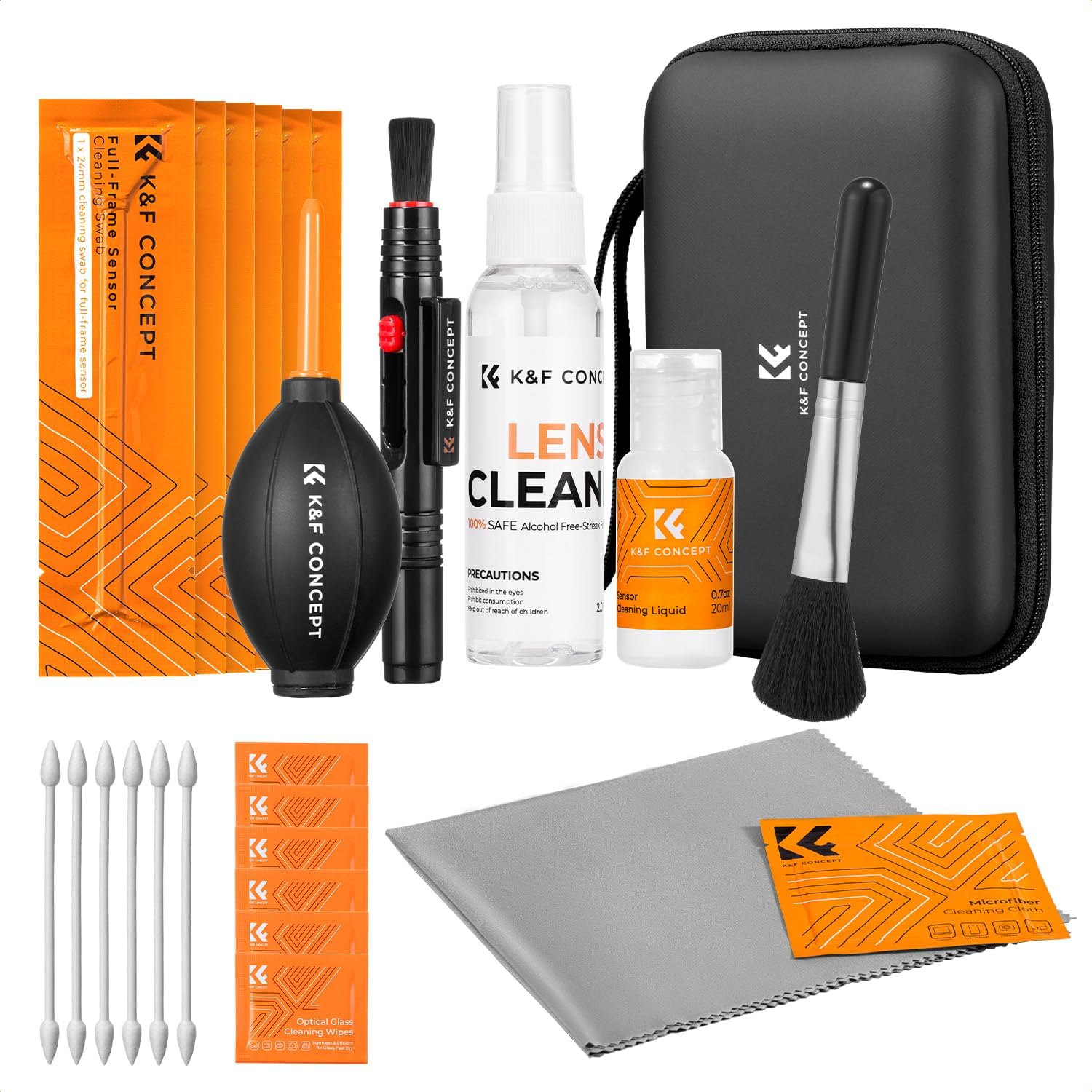 25-in-1 Camera Lens and Sensor Cleaning Kit with Case - Image 9