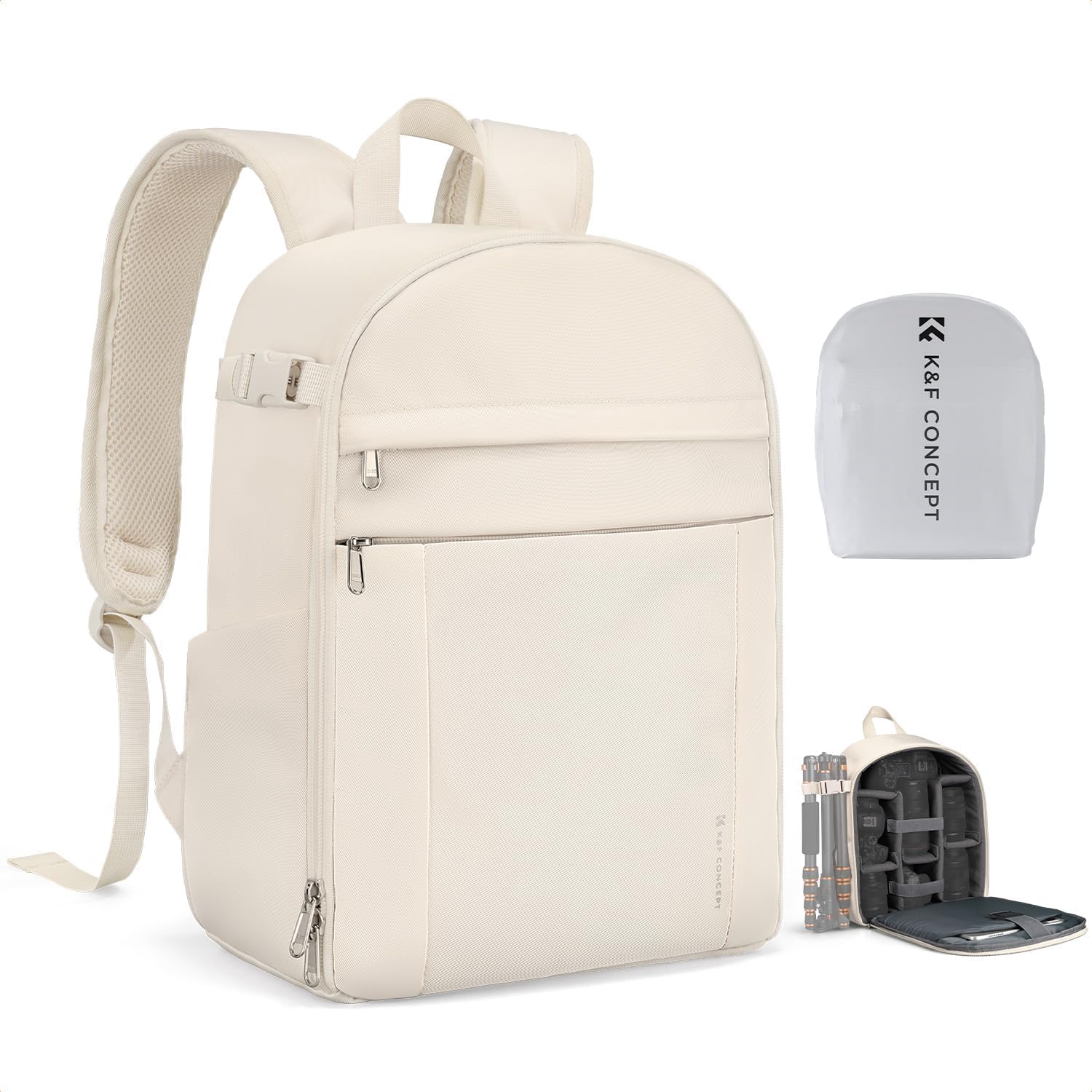 Camera Backpack, Black Fabric, with Rain Cover - Image 11