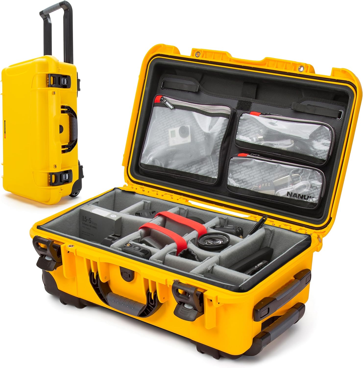 Camera Equipment Hard Case, Wheeled with Padded Dividers - Image 11