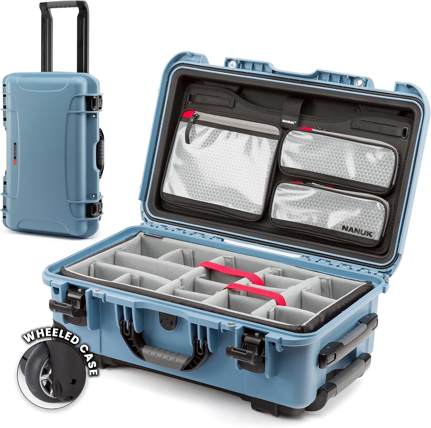 Camera Equipment Hard Case, Wheeled with Padded Dividers - Image 15