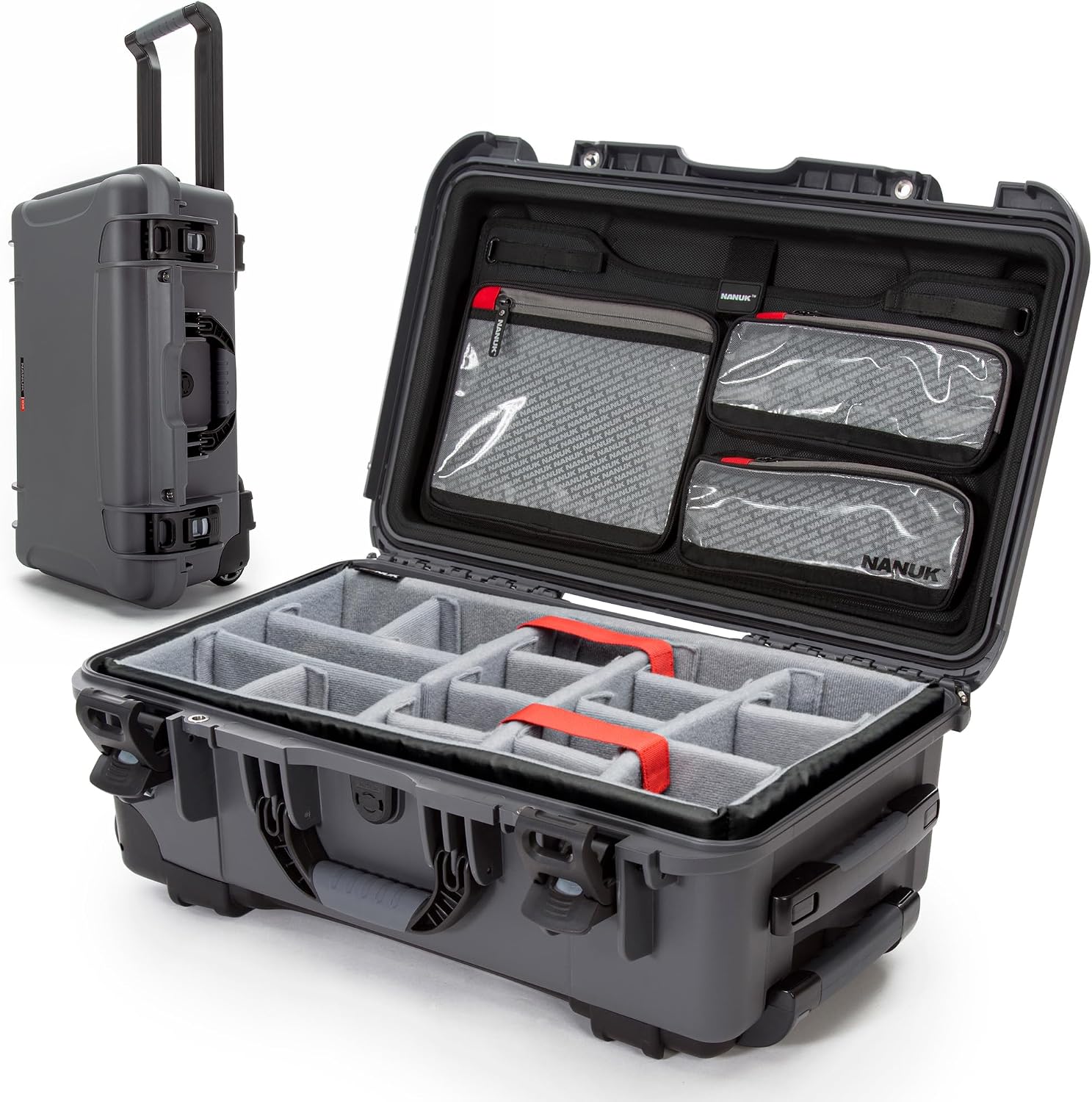 Camera Equipment Hard Case, Wheeled with Padded Dividers - Image 13
