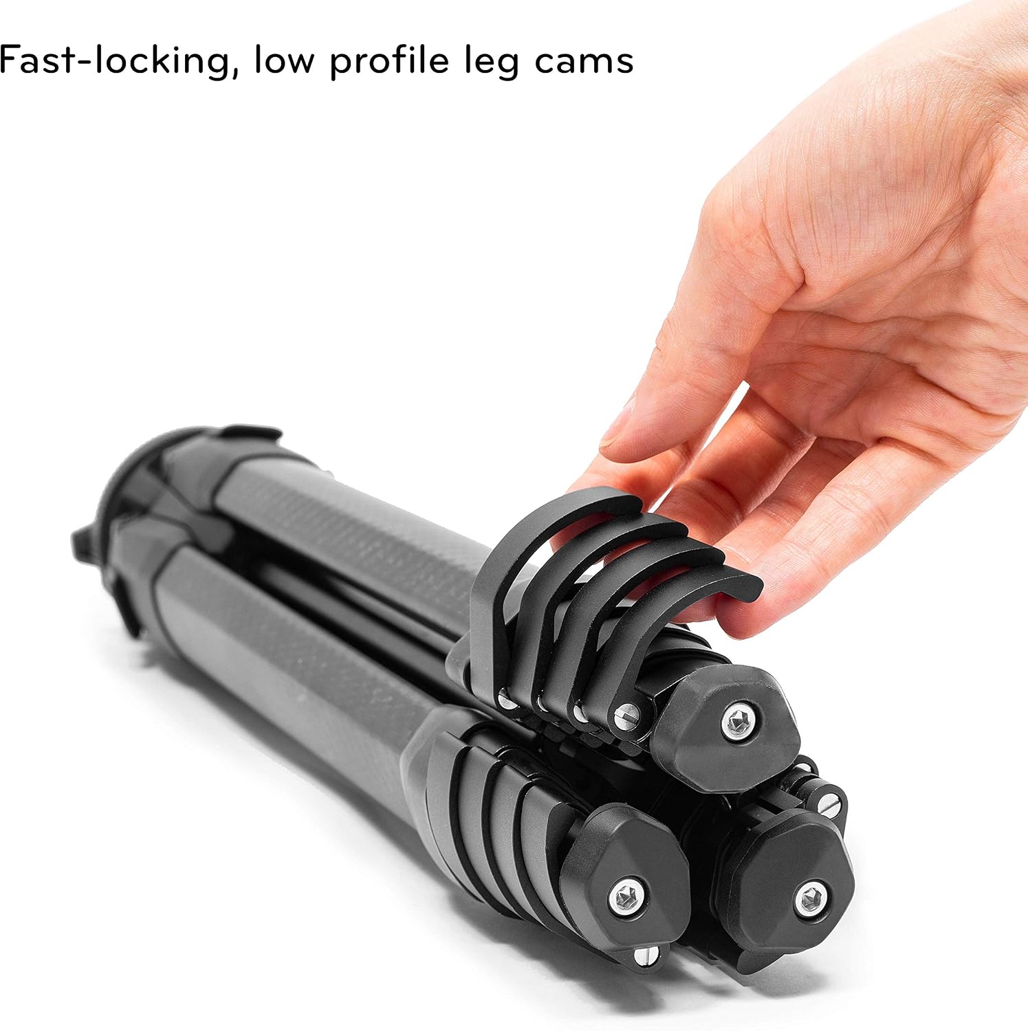 Carbon Fiber Travel Tripod with Ball Head and Phone Mount - Image 7