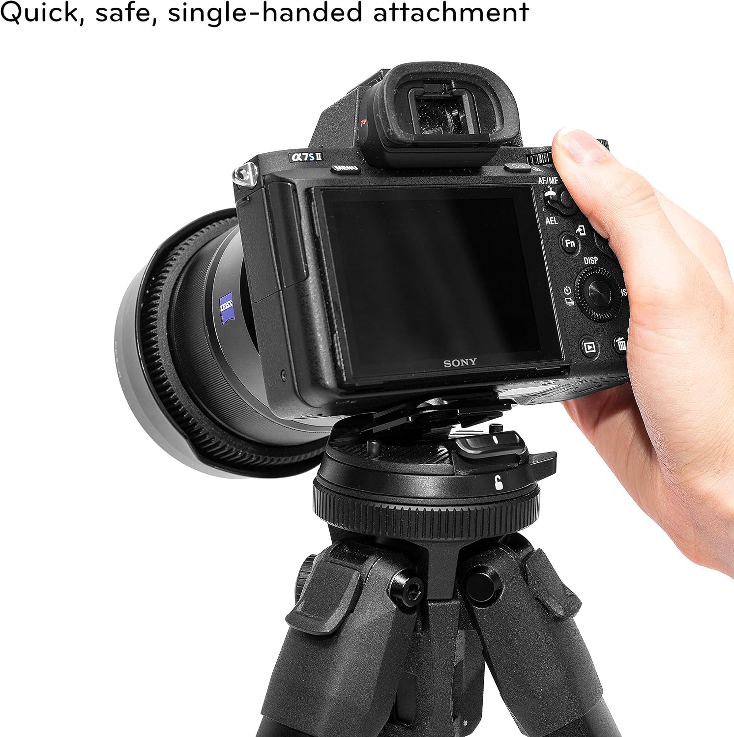 Carbon Fiber Travel Tripod with Ball Head and Phone Mount - Image 10