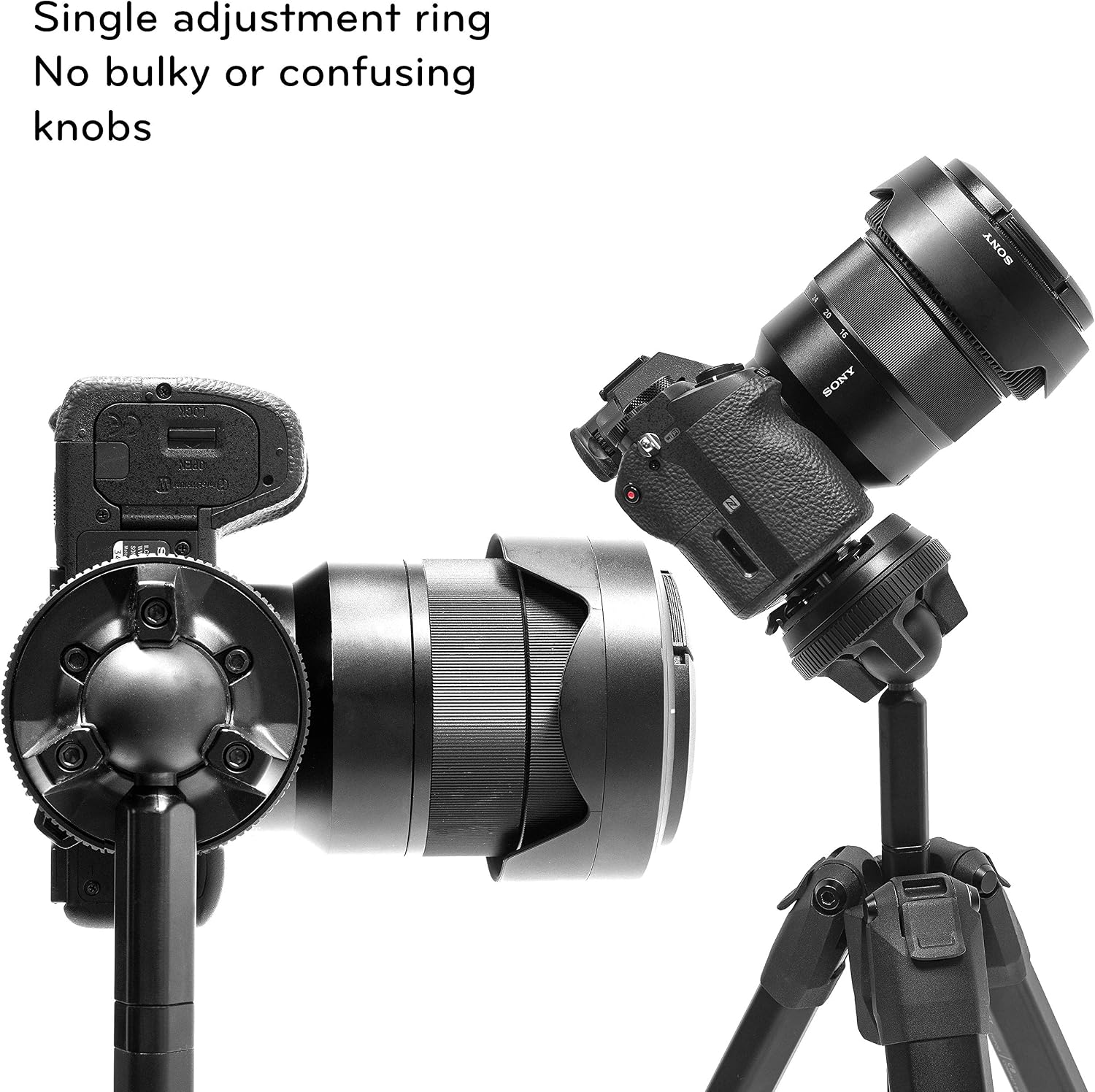 Carbon Fiber Travel Tripod with Ball Head and Phone Mount - Image 11