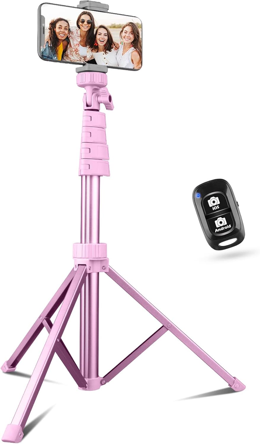 Extendable Phone Tripod with Remote, Black Aluminum - Image 7