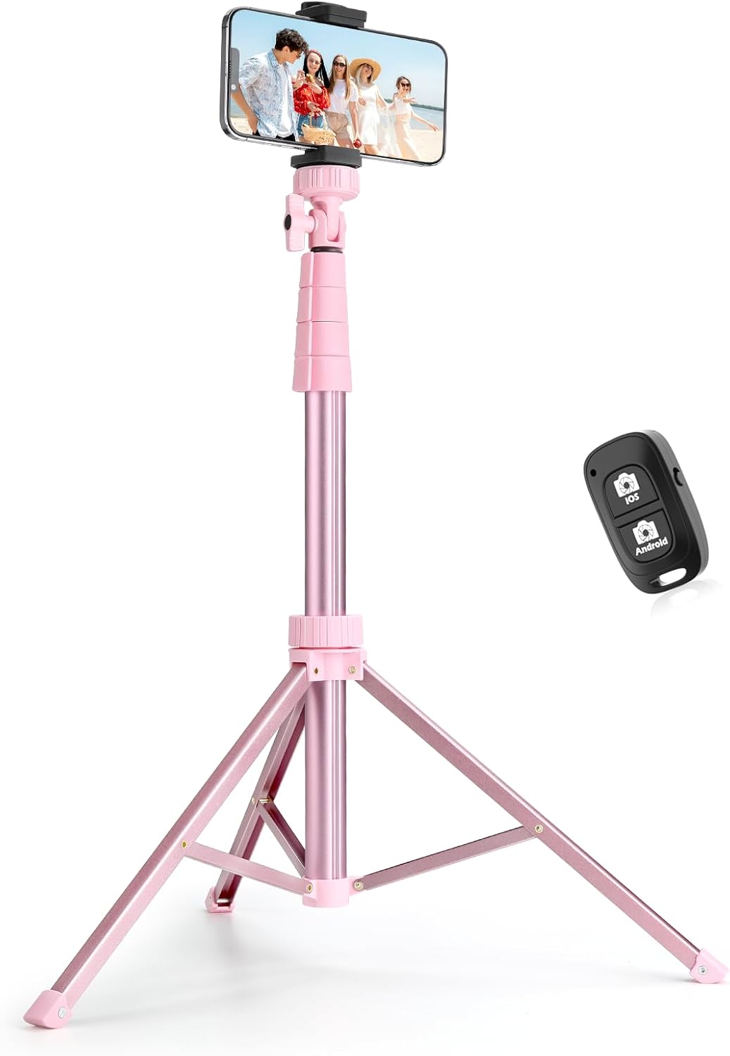 Extendable Phone Tripod with Remote, Black Aluminum - Image 15